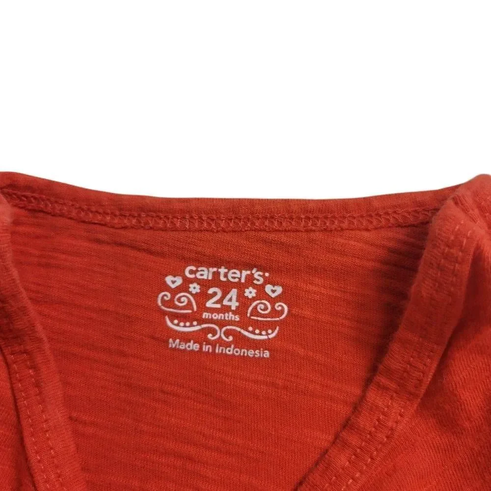 Carter's camel shirt, longsleeve 24mo